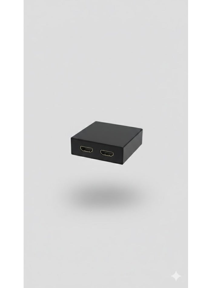 HDMI Splitter 1x2 for Dual Display Output with Stable Signal Transmission